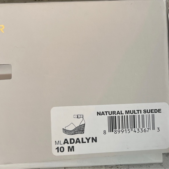 Marc Fisher Adalyn Espadrille Wedge Sandal Size 10 - Picture 4 of 4